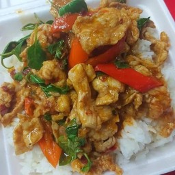 ข้าวฉู่ฉี่หมูชิ้น