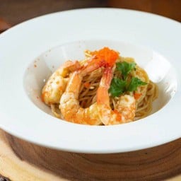 สปาเก็ตตี้ซอสครีมไข่กุ้ง