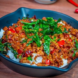 ข้าวกะเพราหมูสับ