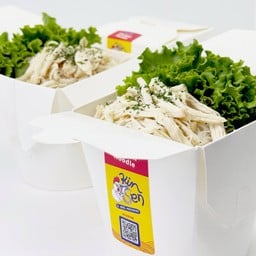 แซ่บแพ็คคู่ หมี่ไก่ฉีก 2 กล่อง + น้ำพริกหมูกระจก (คละรสชาติเส้นและหมูกระจกได้)