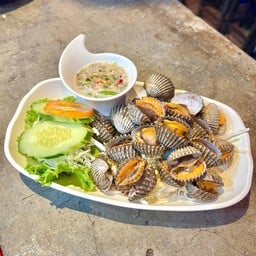 หอยแครงลวก