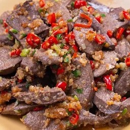 ข้าวตับคั่วพริกเกลือ