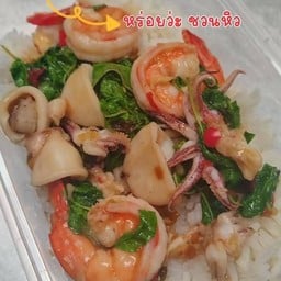 ข้าวกะเพราทะเล