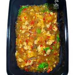 วุ้นเส้นกะเพรา (หม่าล่า)