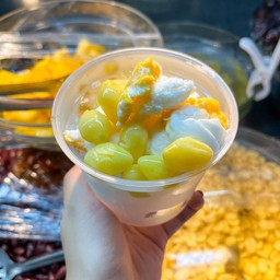 ไอติมกะทิสดไข่แข็ง แปะก๊วย