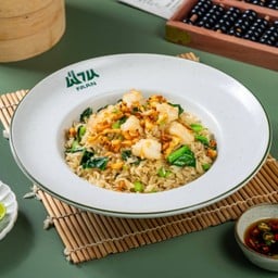 ข้าวผัดกุ้งคะน้าปลาเค็ม