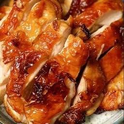 สะโพกไก่ย่างสับ ไม่มีกระดูก