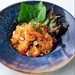 ยำส้มโอกุ้ง