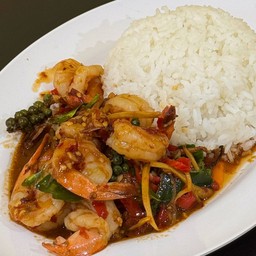 ผัดฉ่ากุ้งแก้ว