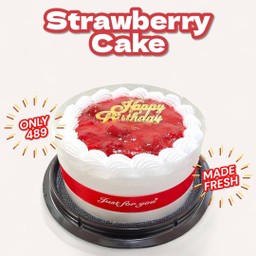 เค้กสตอเบอร์รี่นมสด ขนาด 1P