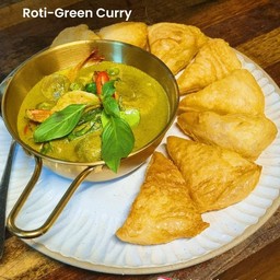 โรตีแกงเขียวหวาน เนื้อเปื่อย