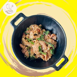 กะเพราหมูนุ่ม (กับข้าว)