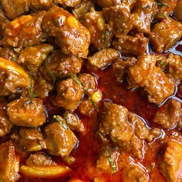 ผัดเผ็ดกระดูกหมู