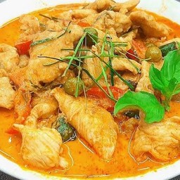 พะแนงไก่(กับข้าว)