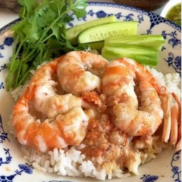 ข้าวกุ้งแกะ