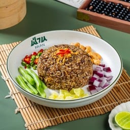 ข้าวผัดหมูสับหน่ำเลียบ