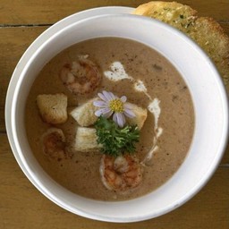 กุ้ง  ครีมซุป