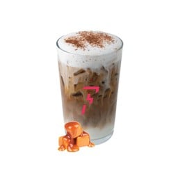 Oat Milk Salted Caramel Macchiato | โอ๊ตมิลก์ ซอลเท็ด คาราเมล มัคคิอาโต้ (Ice R)