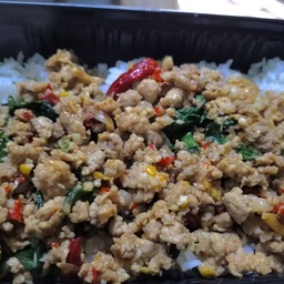 ข้าวกระเพราหมูสับ