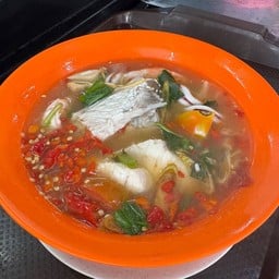 ต้มยำปลากระพง (ถ้วย)