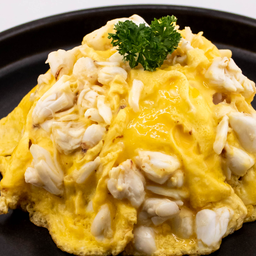 ข้าวไข่ข้น-เนื้อปู