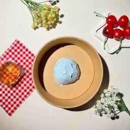 กรีกโยเกิร์ต รสบลูสไปร์ ไซร์ M  เซ็ตตามใจลูก กรีก 1 ลูก แถมน้ำผึ้งงับ