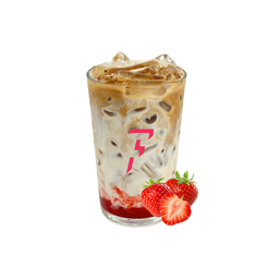 Strawberry Latté | สตรอเบอร์รี่ ลาเต้ (Hot R)