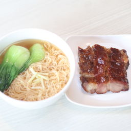 บะหมี่น้ำหมูแดง 叉烧肉汤面 BBQ Pork Noodle