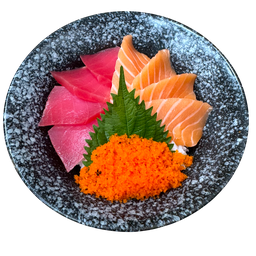 ข้าวหน้าทูน่า+แซลมอน