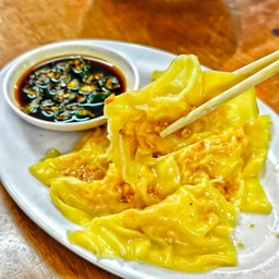 เกี๊ยวหมูเด้งดึ๋ง ลวก 7 ชิ้น