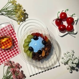 กรีกโยเกิร์ต รสบลูสไปร์ ไซร์ S  ตามใจลูกค้า แถมน้ำผึ้งับ