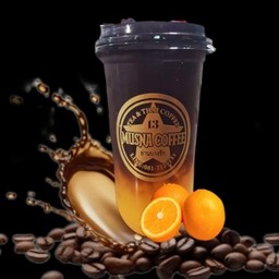 อเมริกาโน่ส้ม (ส้มคั้น) เย็น