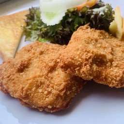 สเต็กไก่ทอด