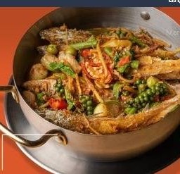 ต้มโคล้งปลาทรายทอด