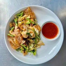 สุกี้แห้งหมู