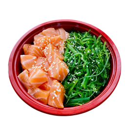 ข้าวหน้าม่อนเต๋ายำสาหร่าย