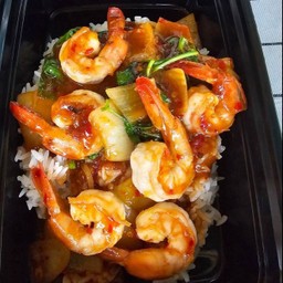 ข้าวกุ้งพริกเผา