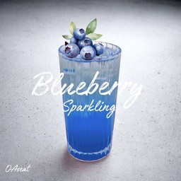 Blue berry sparkling