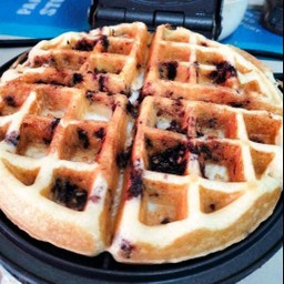 วาฟเฟิลวนิลลาเริ่มต้นที่แป้งเปล่า