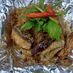 ปลากะพงอบวุ้นเส้น