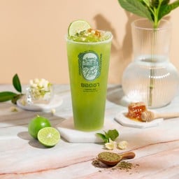 กรีนทีดอกมะลิเชียงใหม่น้ำผึ้งป่ามะนาวแป้นรำไพสด