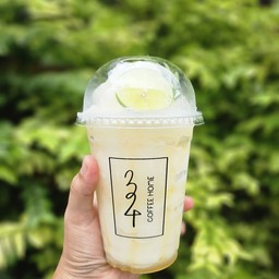 มะนาวน้ำผึ้งปั่น