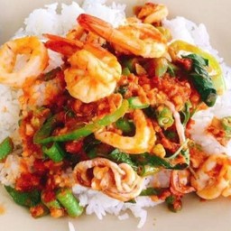 พริกแกงรวมทะเลบางแสนหาดวอน