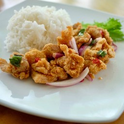 ข้าวยำไก่แซ่บ