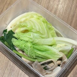 เพิ่มผักลวกปลานึ่ง