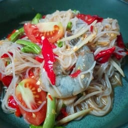 ตำชั่ว กุ้งสด ปลาร้า