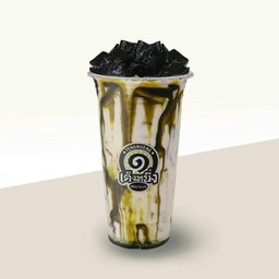 เฉาก๊วยนมสด ชาเขียว