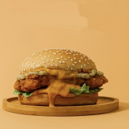 เบอร์เกอร์ สะโพกไก่ทอด GO CHICKY