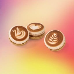 Latte Art Macarons