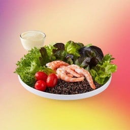 Prawn and Quinoa Salad with Spicy Dressing
